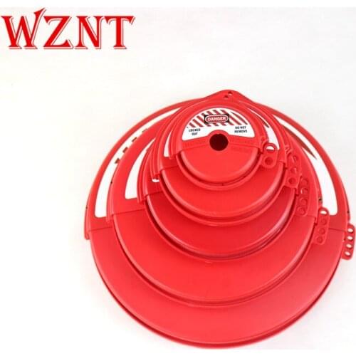 Free shipping Rotating Gate Valve lockout Tank/Gas bottle/ball Valve safety locks , for 101mm-165mm Valve Handle Diameters