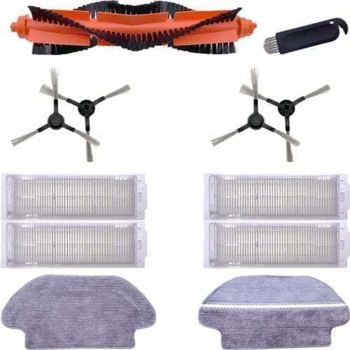 Side brush Mop rag main brush for Viomi V2 Pro V3 Mop P Filter HEPA V-RVCLM21B Mijia STYJ02YM STYTJ02YM Conga 3490 accessories