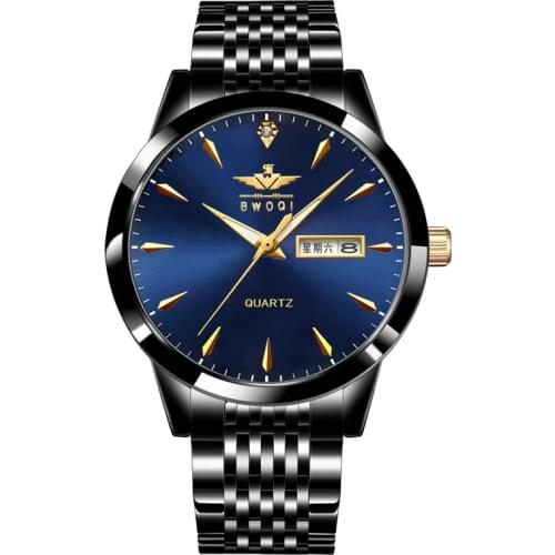 BWOQI Mens Quartz Watch