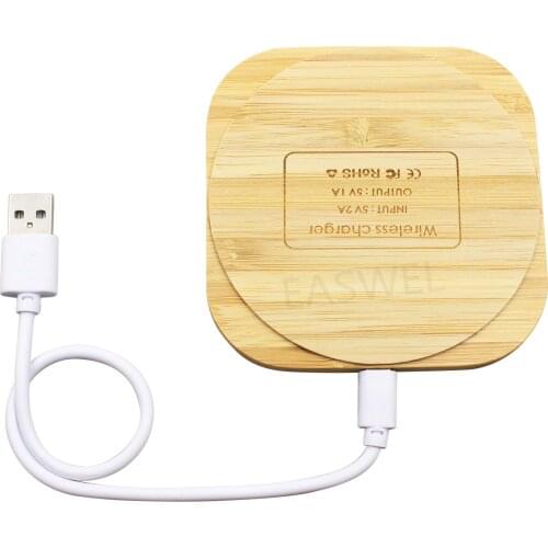 Fast Wireless Charger | Square Light Qi Wireless Charging Pad For Phones Tablets