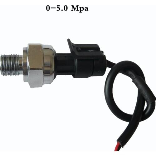 0-5.0 Mpa 0-725 Psi Water Gas Pressure Sensor Air Compressor Pressure Transmitter G1/4 DC 5V