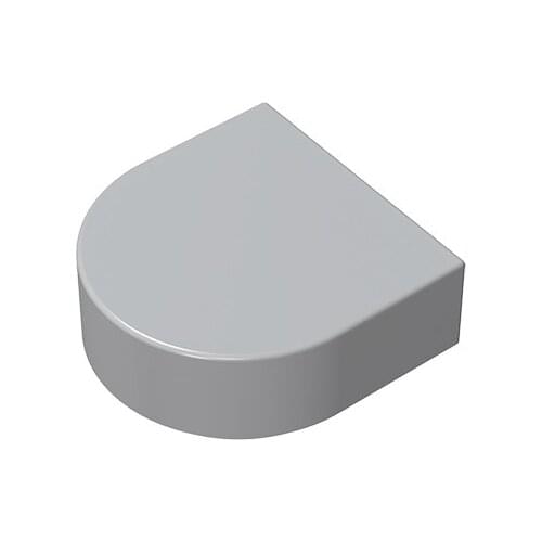 10 PCS Brick Parts DIY 24246 35399 1x1 Side Arc Light Panel Technical Parts Compatible Logo Educational Tech Parts Toys