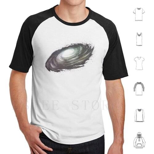 Galaxy T Shirt Cotton Men DIY Print Galaxy Gallaxy Space Nebula Black Hole Astronomy Spiral Universe Stars Planets Cosmic