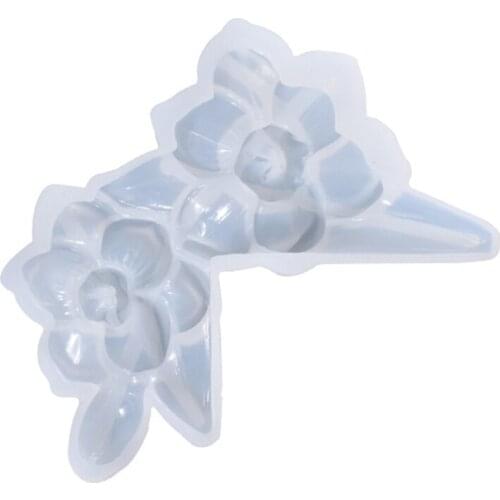 Epoxy Resin Mold Flower Switch Decoration Resin Mold Home Ornaments Casting Silicone molds DIY Crafts Jewelry Making Tool