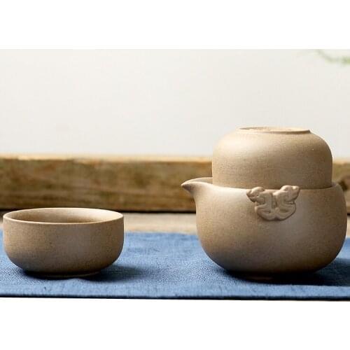 Ceramic Cup Drinkware Tea Sets,Traditional Chinese Kung Fu Tea Set,Ceramic TeaPot Tea Cup,Portable Travel Tea Set,Gaiwan Teaware