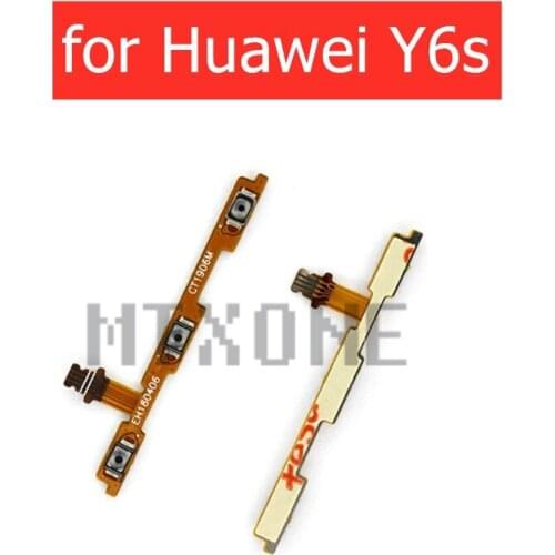 For Huawei Y6s Power Volume Side Key button Flex Cable On Off Switch Flex Cable Replacement Repair Parts