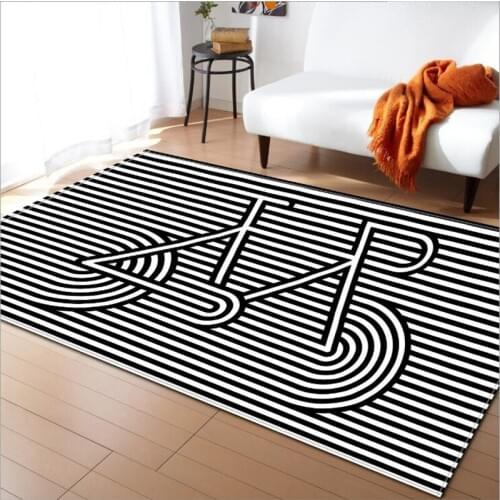 Creative Europe Type 3D Printed Carpets for living room Hallway Door mat Bath Toilet Kitchen Absorb Water Anti-Slip Mat Carpet