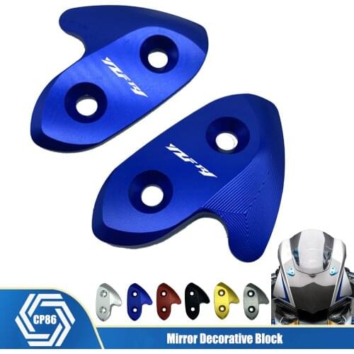 For YAMAHA YZF R1 R1M 2015 2016 2017 2018 2019 15 16 17 18 Motorcycle Mirror Hole Cover Windscreen Driven Mirror Eliminators Cap