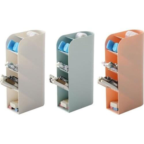 Large Capacity Desktop Pen Holder Pencil Makeup Storage Box Organizer Stand Case PXPA