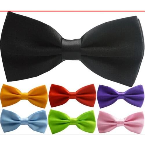 Cheap Mens Fashion Tuxedo Classic Solid Color Butterfly Wedding Party Bow tie Groom Ties Bow Ties Men Vintage Wedding party pre