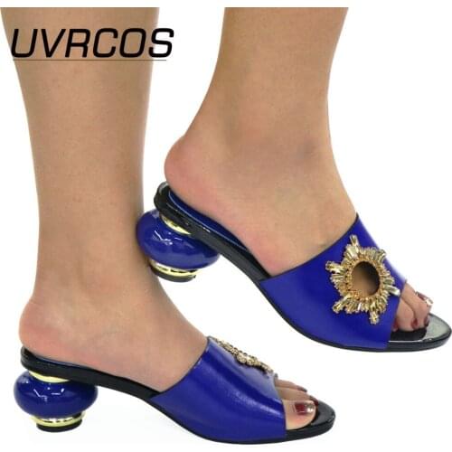 New High Quality African Wedding Shoes Elegant Flower Shoes Fashion Shoes 2021 Women Shoes Summer High Heeled Shoes for Women