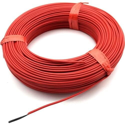 100m 12K 33Ohm 24k 18.5Ohm Carbon Fiber Heating Cables Infrared Radiant Floor Heating Wire Home Farm Heating Equipment
