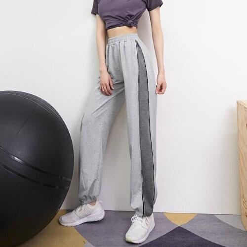 Binding feet sports pants women 2021 new loose and thin harem pants tide ins outdoor casual pants summer thin