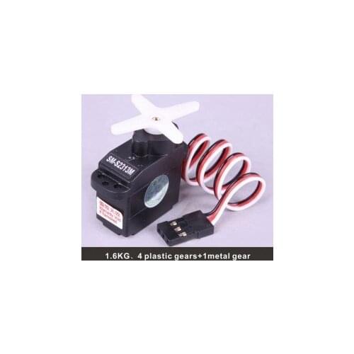 Spring RC Analog Servo SM-S2313M 1.6kg/13.5g 24T Hitec (Single Bearing) W/Metal Gears
