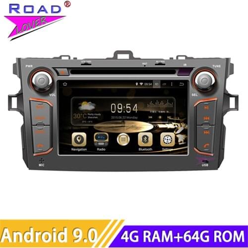 Roadlover Android 8.0 Car DVD Player Radio For Toyota Corolla 2006 2007 2008 2009 2010 2011 Stereo GPS Navigation Magnitol 2 Din