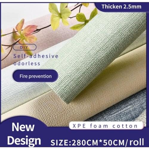 Self-Adhesive Wallpaper Waterproof 3D Wall Stickers 3D Wallpaper Live Room Vinyl wall Wallpaper Home Decorative 3D Stickers