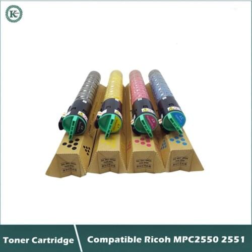 Compatible Ricoh MPC2550/2551 toner cartridge K C M Y color ONE SET
