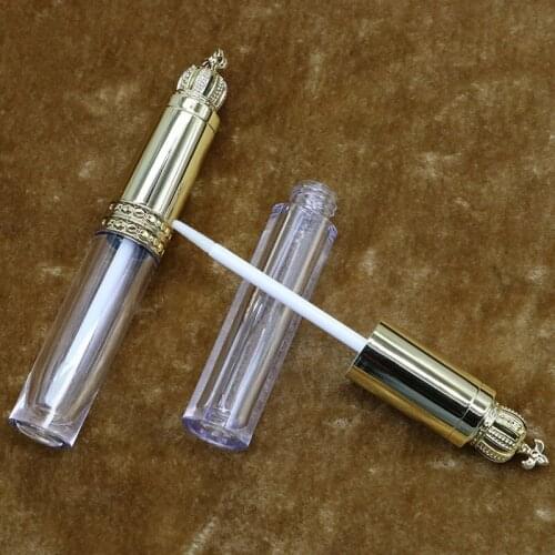 Top Quality Crown Empty Lip Gloss Tubes Refillable Liquid Lip Balm Rouge Cosmetic Containers for Makeup Products 200pcs//lot