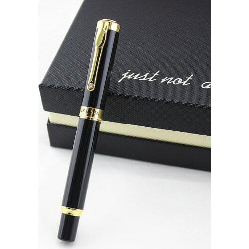 High Quality Luxury 0.5mm Rollerball Pen School & Office Supplies Metal Ballpoint Pen For Student Stationery Gift