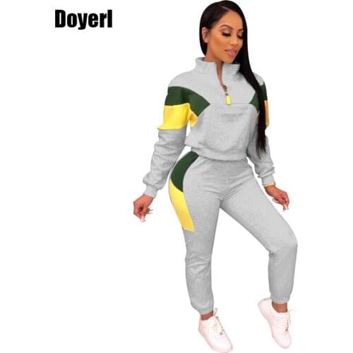 Plus Size Two Piece Set Tracksuit Women Sweat Suit Set Sport Top and Pants Casual Autumn 2 Piece Outfits for Women Matching Sets