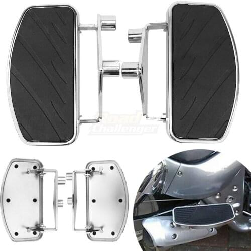 1Pair Motorcycle Black Footpeg For Honda Shadow ACE VT400 VT750 1997-2003 02 01 99 Driver Front Foot Rest Motobike Accessories