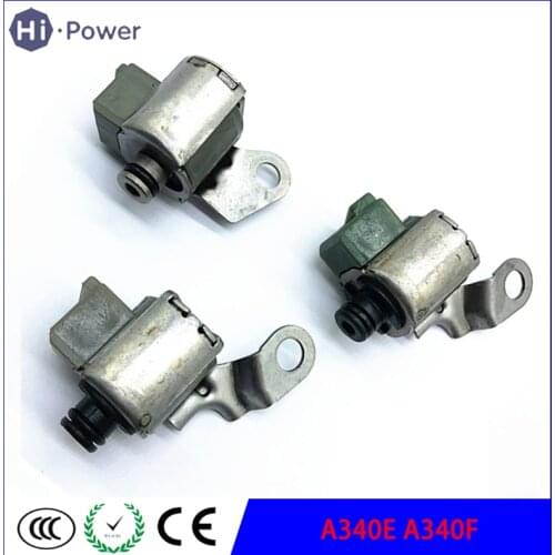 3PCS OEM A340 AW4 TRANSMISSION SOLENOID KIT Shift TCC A340E A340F For Toyota Lexus