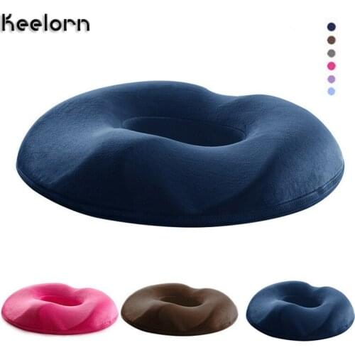45x41x7cm Slow Rebound Pillow Memory Cotton Set Cushion Office Navy Blue,Rose Red,Sky Blue,Coffee