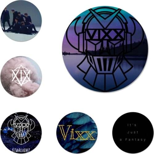 58mm kpop VIXX music Badge Brooch Pin Accessories For Clothes Backpack Decoration gift