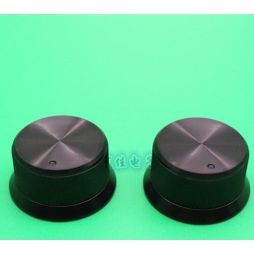 34.5 * 17mm black knob plastic knob flower shaft inner hole 6mm potentiometer band switch panel adjustment knob