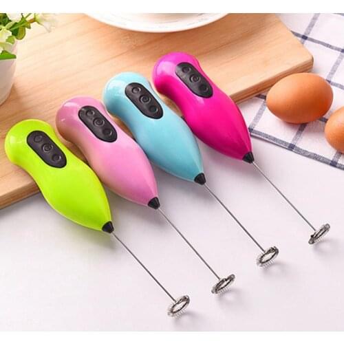 Electric Hand-held Egg Beater Hot Drink Milk Coffee Frother Foamer Whisk Mixer