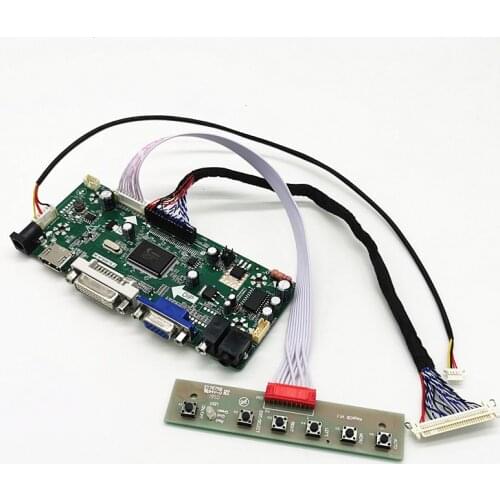 HDMI+DVI+VGA+AUDIO LCD Controller Board kit for 15.6 inch G156HAN02.1 G156HCE-01 1920*1080 LCD controller board DIY kits