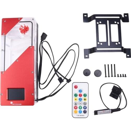 FREEZE MOD BOX-ZNSX Liquid Cooler, Water Flow Temperature Speed Measurement Display Computer Cooler Set