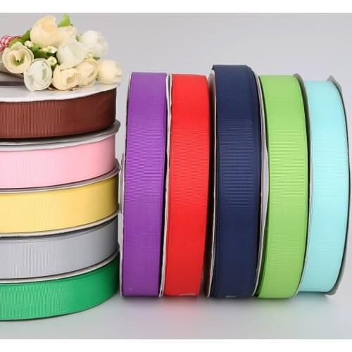 5Yard/lot 7-38mm Width 18 Colors Grosgrain Ribbon,for Wedding Party Decoration&DIY Gift Wrapping Scrapbooking Craft