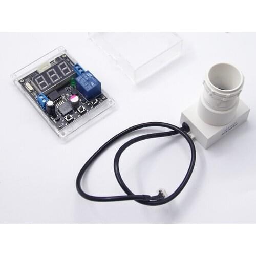 24V Small Angle Ultrasonic Ranging Switch Module with Display Distance Adjustable Relay Output Integrated Sensor