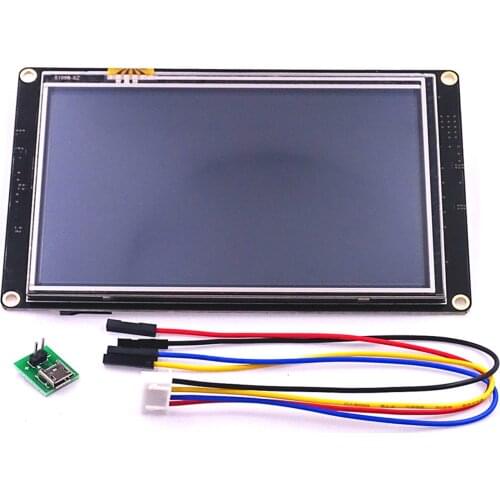 NX8048K050 Nextion 5.0 Enhanced HMI Intelligent Smart USART UART Serial Touch TFT LCD Module Display Panel For Raspberry Pi kit