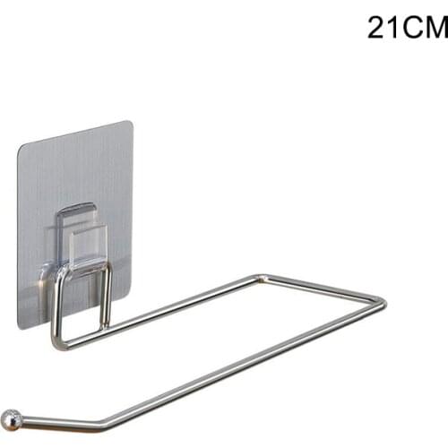 No Drilling Suction Cup Rack Toilet Silver Stainless Steel Wall Mount Bathroom Roll Paper Holder Kitchen Rustproof Hotel Durable