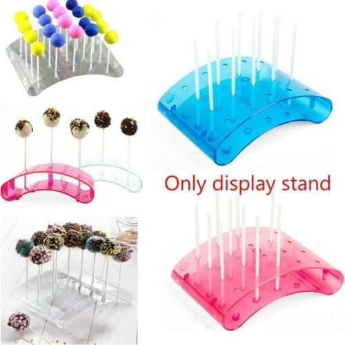 20 Holes Cake Pop LollipopDisplay/Hodler/Bases/ Stands/Shelf Arc Shaped DIY Bakeware Cake Tools Acceserries Shelf U Shaped