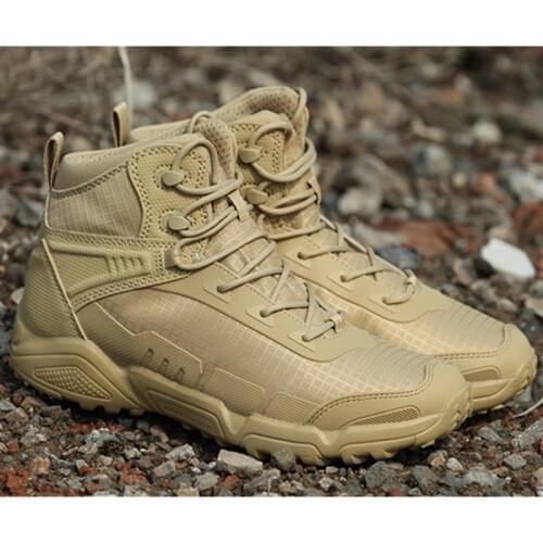 Field Combat Training Military Tactical Boots Outdoor Travel Climbing Shock Absorption Lightweight Breathable Hiking Sport Shoes
