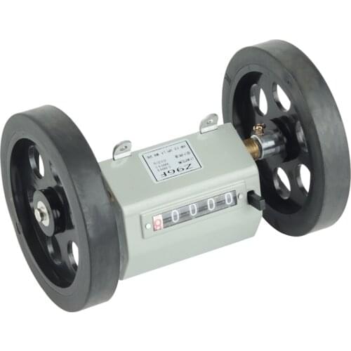 Z96-F Mechanical Length Distance Meter Counter Double Rolling Wheel Mechanical Length 1-99999
