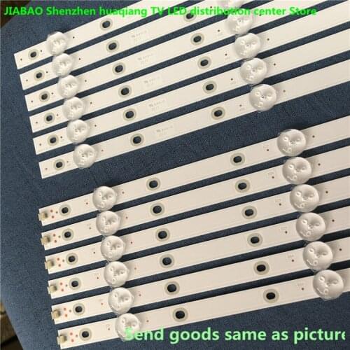 New 12 PCS LED backlight strip for 55PUS7503 55PUS6162 55PUS6262 55PUS6753 55PUS7303 55PUS6703 LB55073 V1_02 55PUS6412 55PUS6503