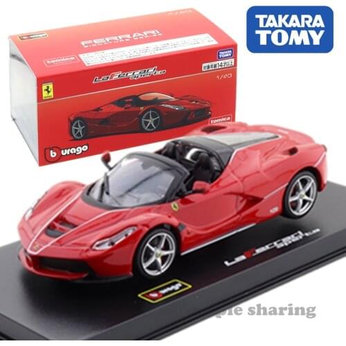 Takara Tomy Tomica Presents Burago Signature Series 1:43 La Ferrari Aperta Car Kids Toys Motor Vehicle Diecast Metal Model