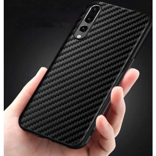 Ultra Thin Slim Carbon Fiber Skin Soft TPU Case Cover on sfor Samsung A10 A20 A30 A51 A70 S10e S9 Plus S20 S10 Phone Capa Coque