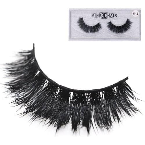 1 Pair of Mink False Eyelashes 3D Multilayer Dense Cross Eyelashes Makeup Maquiagem