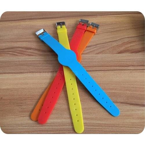 10pcs 125Khz em4100 adjustable Bracelet silicon rfid wristband nfc proximity Watch Type for Access Control