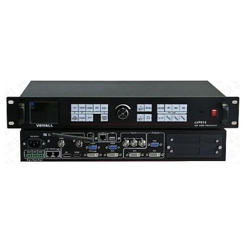 2304*1152 or 2560*816 output Easy setup and adjustment full design HDMI/RS232/USB command LIGHTALL LVP615 LED video processor