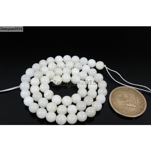 6mm Natural Moonstone Gems stone Round Spacer Loose Beads 15'' Jewelry Design 5 Strands/Pack