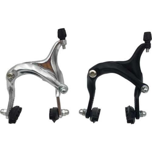 61-79mm Long-reach Rear & Front C Caliper Brake Set Bike Side Pull Polished Bicycle Caliper Brake C Brake Caliper