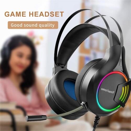 A1 A2 Head-Mounted Professional Gaming Headset RGB Light Mic PC Phone PS4 XBOX Switch Gamer Wired Headphone Dropshipping