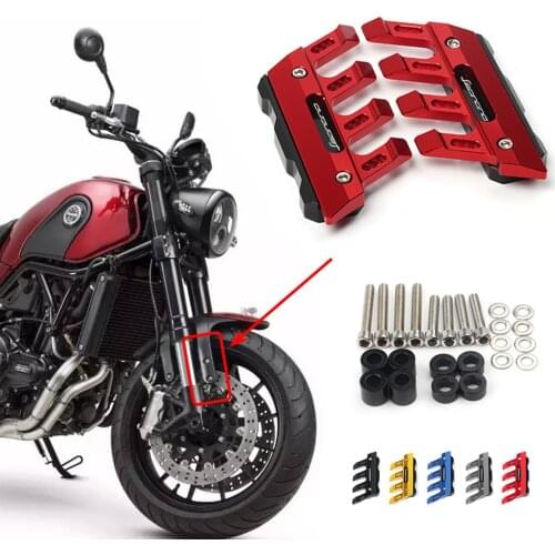 For Benelli Leoncino 500 (Leoncino 500 Trail) Motorcycle Mudguard Front Fork Protector Guard Front Fender Slider Accessories
