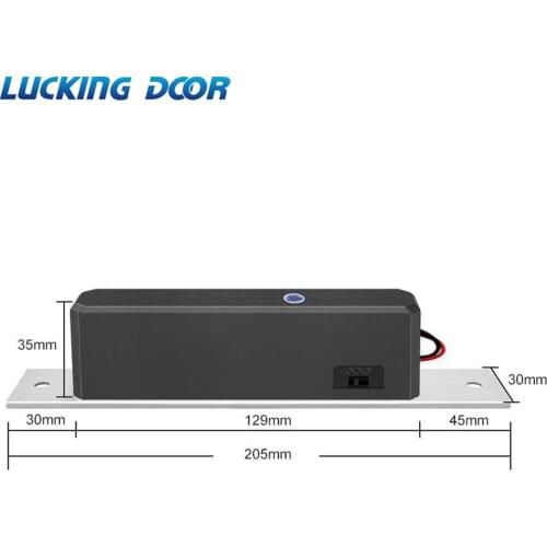 Electric Drop Bolt Door Lock DC 12V Induction Auto Deadbolt Security Access Control System electronic lock